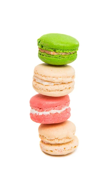 Dessert Macaroons isolerade — Stockfoto