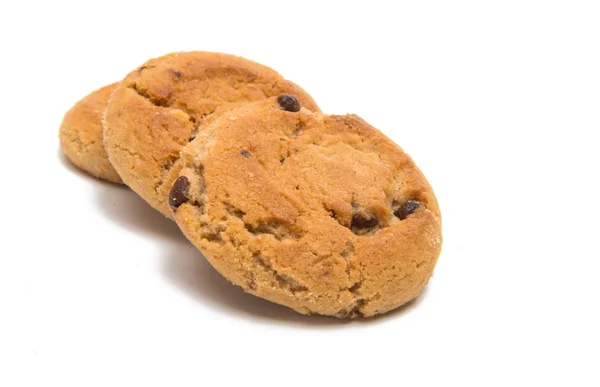 Galletas con chocolate aislado — Foto de Stock