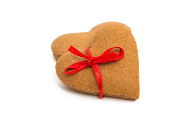 Χριστουγεννιάτικα μπισκότα καρδιά — Φωτογραφία Αρχείου