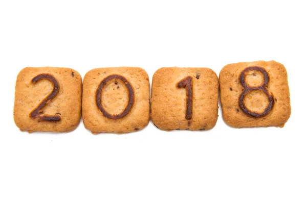 Koekjes met getallen — Stockfoto