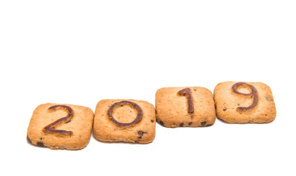 Koekjes met getallen — Stockfoto