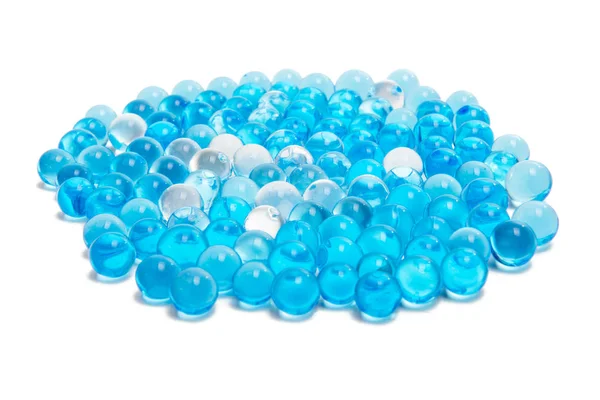 Blue capsules isolated — Stock Photo, Image