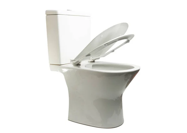 Beyaz tuvalet kase izole — Stok fotoğraf