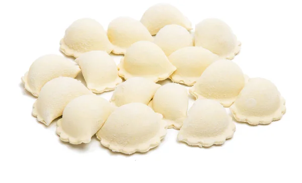 Ravioli freschi Pasta isolata — Foto Stock