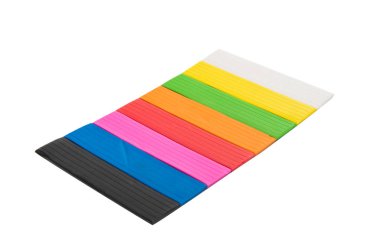 renkler izole kil modelleme 