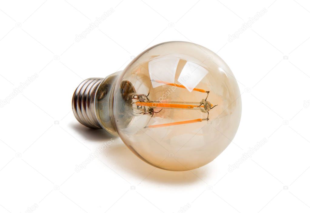 LED light bulb isolated 