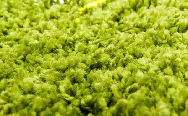 緑糸カーペットのクローズ アップ — ストック写真
