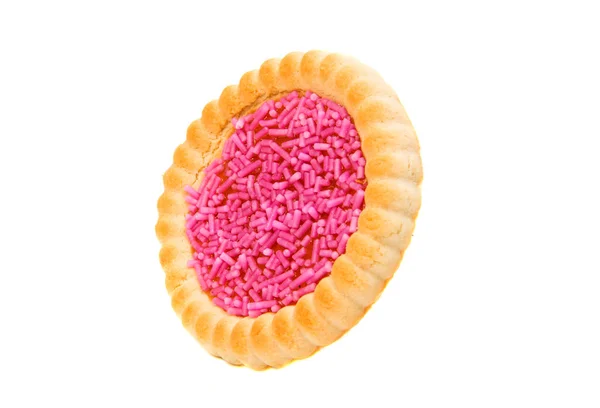 Koekjes met vruchten gelei — Stockfoto