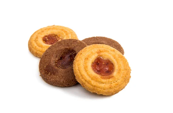 Kerstkoekjes geïsoleerd — Stockfoto