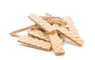 İzole waffle snack 