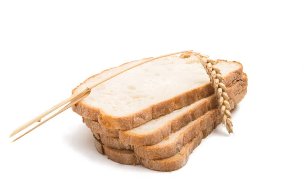 Scheiben Brot in Scheiben — Stockfoto