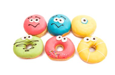 çörek izole sır içinde