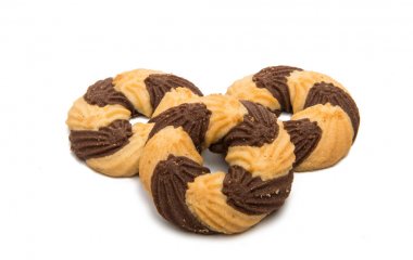 çizgili çerezleri izole 