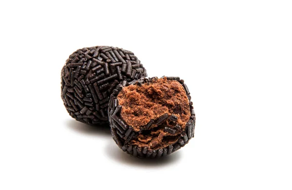 Dessert van de chocolade truffels — Stockfoto