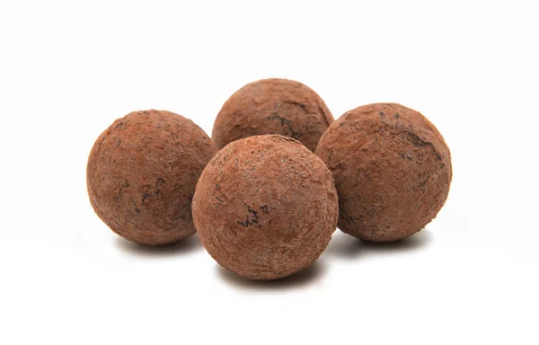 Çikolata kahverengi truffles — Stok fotoğraf