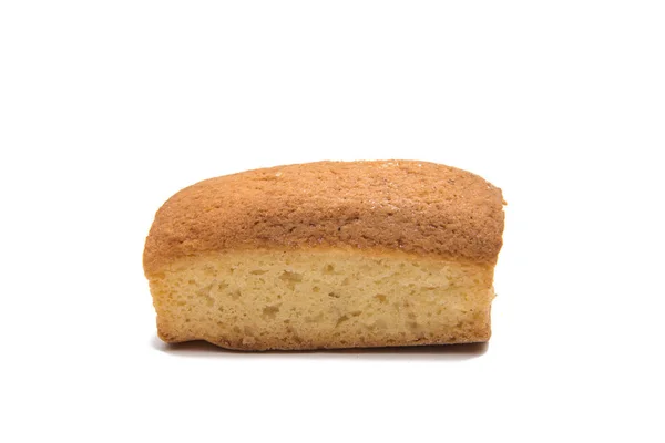 Barna keksz sütni elszigetelt — Stock Fotó