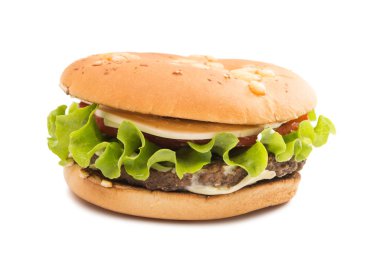 çizburger lokanta izole 