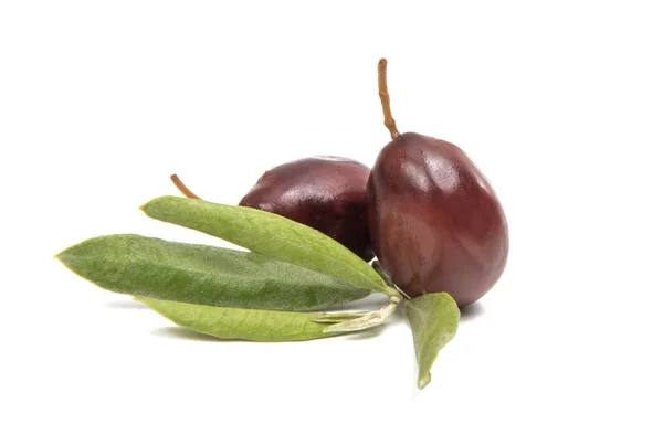 Olives appetizer food isolated — Stock Photo, Image