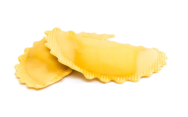 Yellow ravioli isolated — Stock Photo, Image