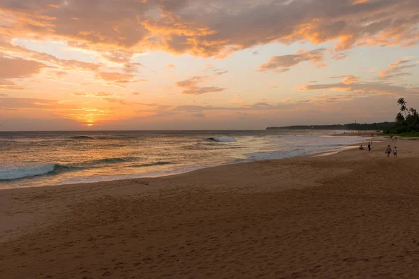 インド洋海岸の夕日 — ストック写真