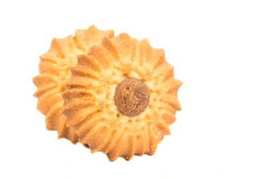 İzole kurabiye bisküvi tatlısı