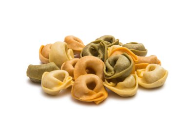 İzole tortellini gıda 