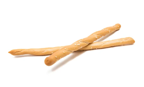 Grissini breadstick elszigetelt — Stock Fotó