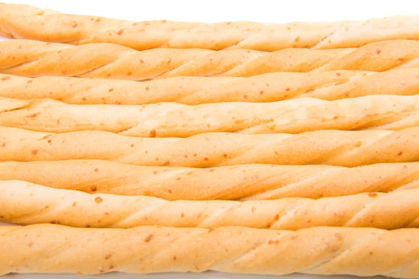 Grissini kůrku z chleba, samostatný — Stock fotografie