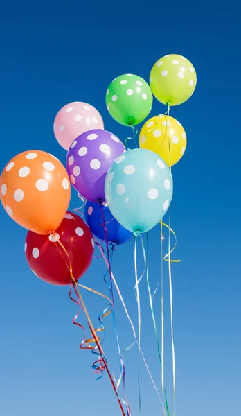 Palloncini a pois — Foto Stock