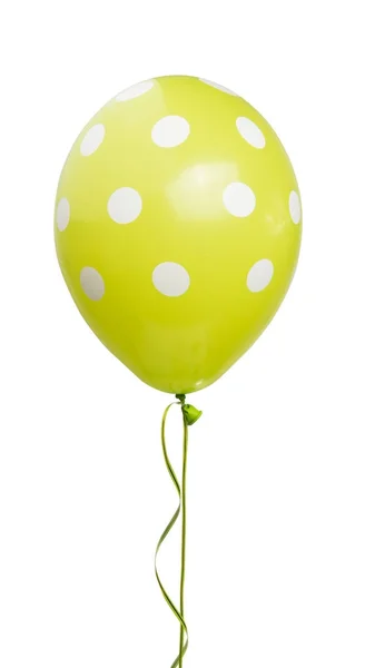 Ballonnen in polka dots geïsoleerd — Stockfoto