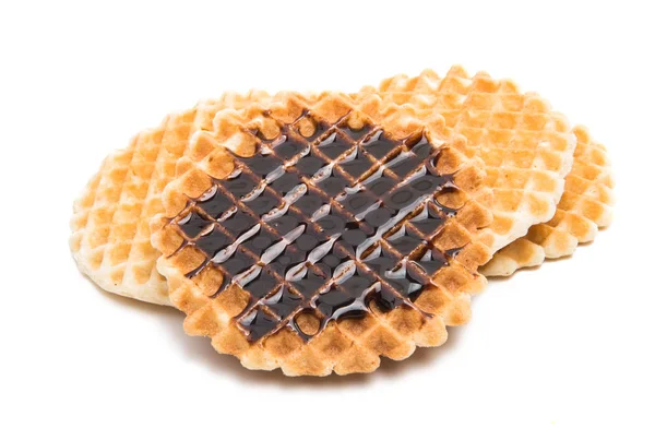 Dutch waffles isolated — Stock Photo, Image