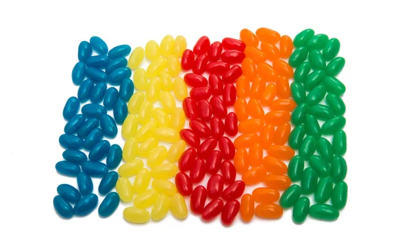 Geleia doce doces coloridos — Fotografia de Stock