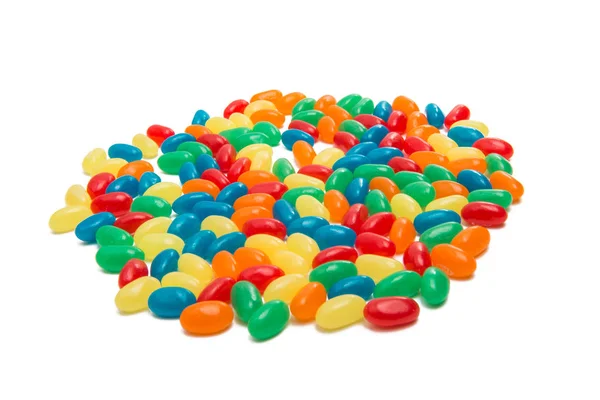 Jelly beans geïsoleerd — Stockfoto