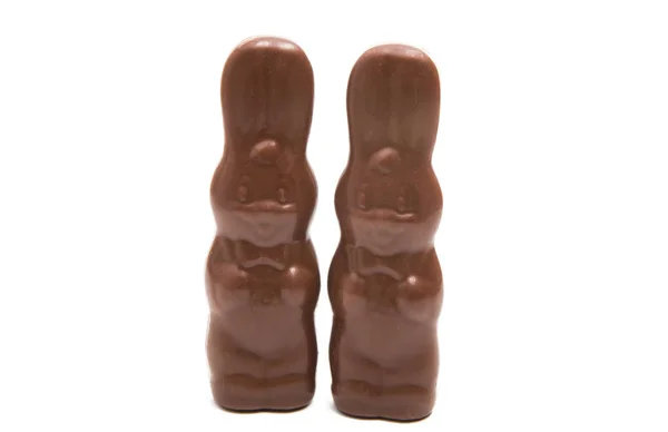 Chocolade bunny geïsoleerd — Stockfoto