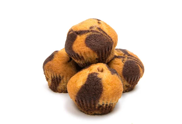 Muffins Bäckerei isoliert — Stockfoto