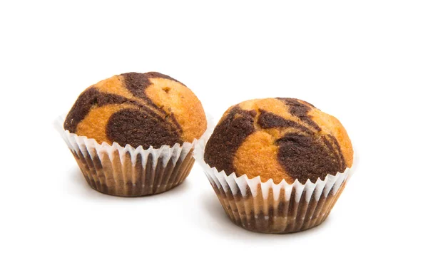 Muffins padaria isolado — Fotografia de Stock