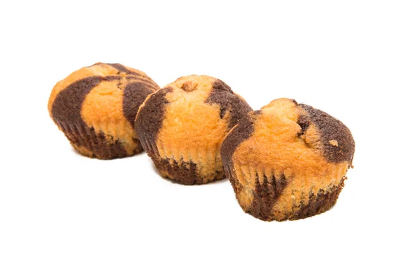 Muffins bakkerij geïsoleerd — Stockfoto