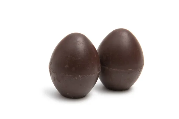 Schokolade Bonbons Eier Bonbons isoliert — Stockfoto