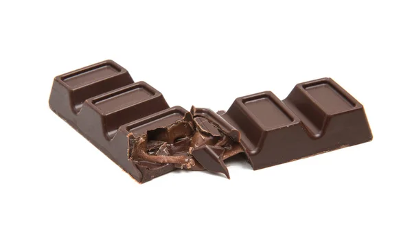 Barra di cioccolato isolato — Foto Stock