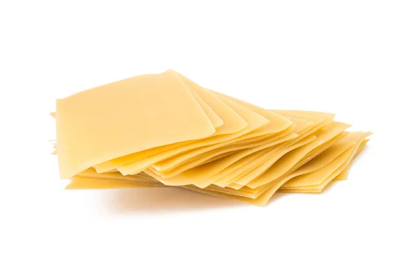 Top view of lasagna sheets stack — Stock Photo, Image