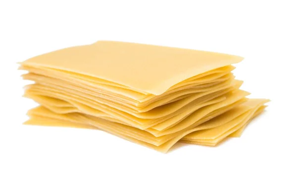 Top view of lasagna sheets stack — Stock Photo, Image
