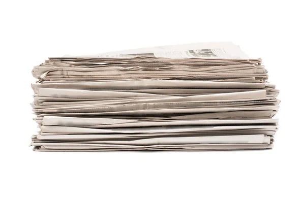 Uma pilha de jornais — Fotografia de Stock