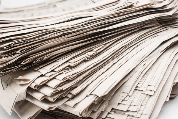 A stack of newspapers — Stock Photo, Image
