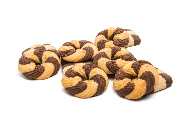 Schaken cookies geïsoleerd — Stockfoto