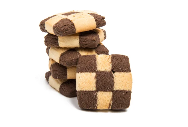 Chess cookies isolated — Stock Photo, Image