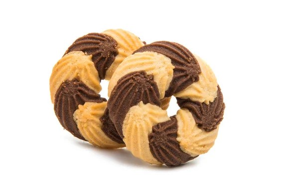 Schaken cookies geïsoleerd — Stockfoto