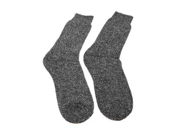 Теплі чоловічі шкарпетки ізольовані — стокове фото