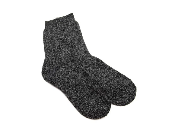 Теплые мужские носки изолированы — стоковое фото