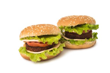 Amerikan çizburgeri izole 