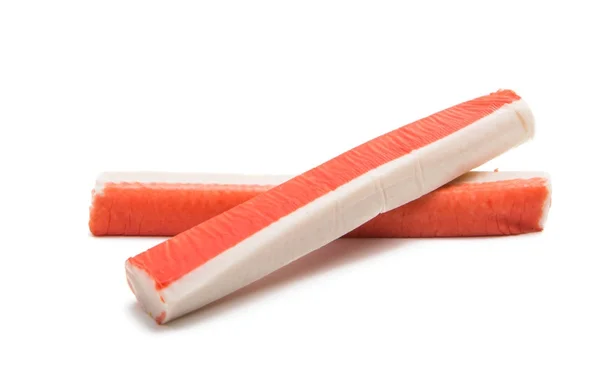 Crab sticks isolerade — Stockfoto